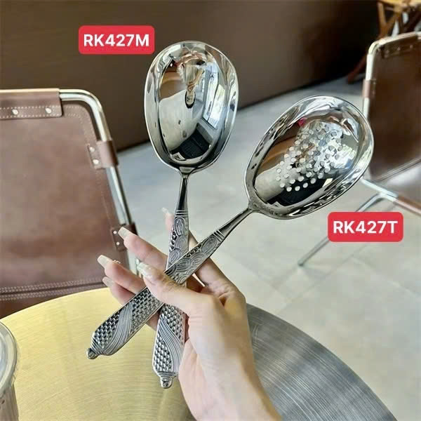 Muôi thủng CRESTA inox 316 RK427T 25.5x8.6cm