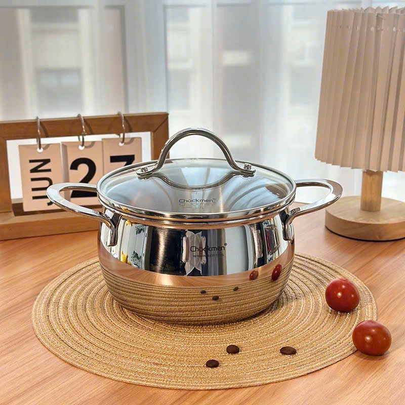 Nồi canh inox 18/10 Chockmen 20cm CKM-ZY3L20T