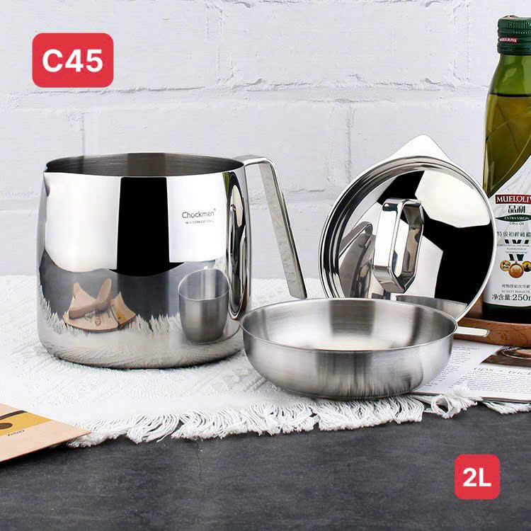Bình lọc dầu inox 18/10 Chockmen 2L CKM-JY0P02
