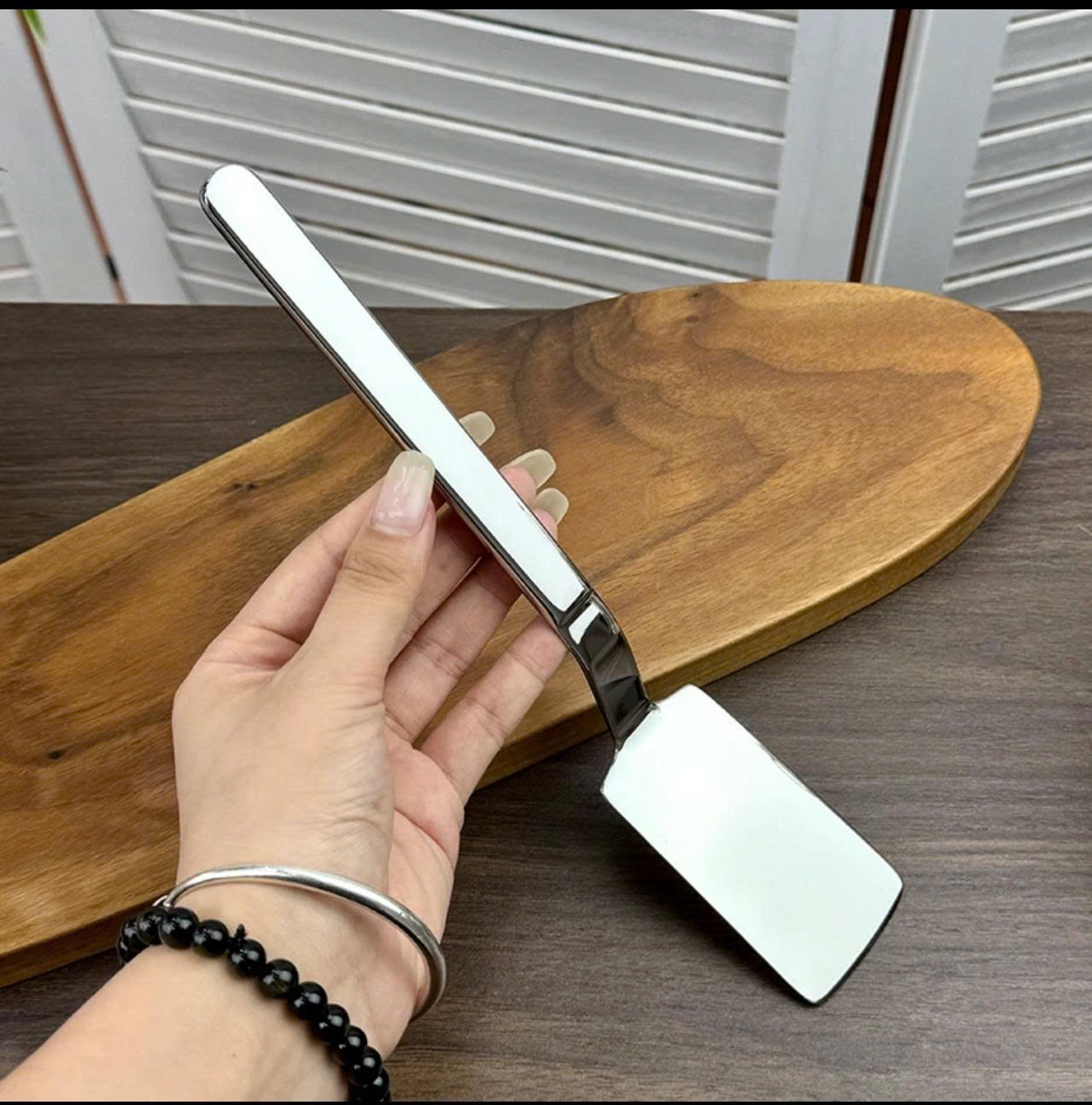 Xẻng nấu ăn inox Chockmen CKM-AL265C, 26.2cm