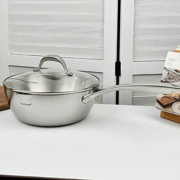 Chảo sâu lòng nắp kính Chockmen 28cm CKM-ZX3L28D