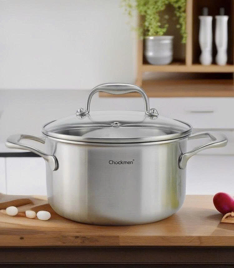 Nồi inox 18/10 hai quai Chockmen 16cm CKM-ZX3L16S