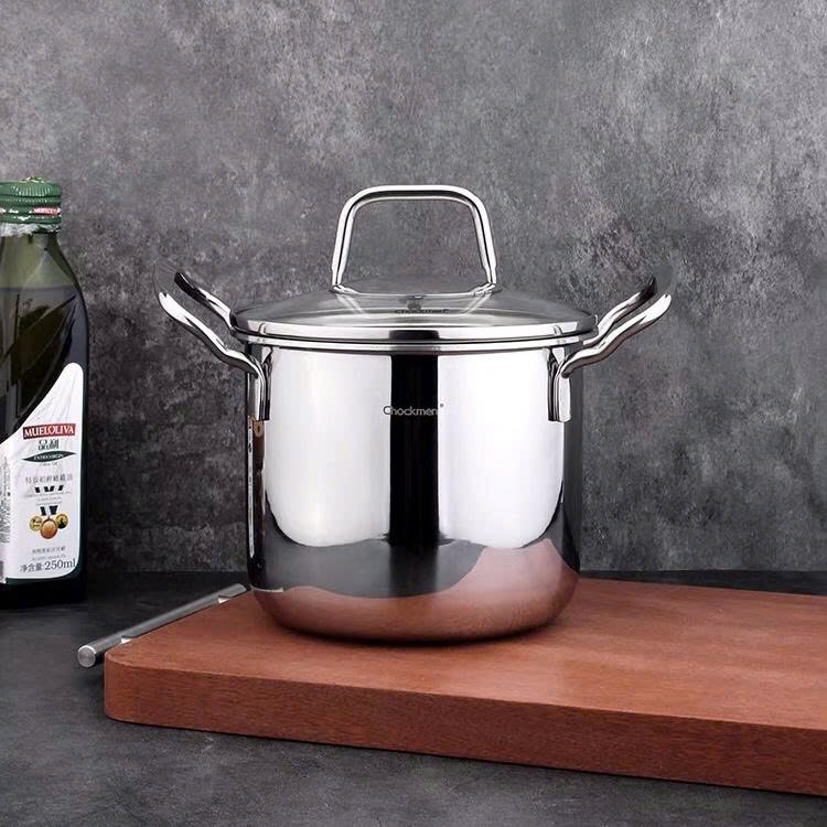 Nồi canh sâu lòng inox 18/10 Chockmen 14cm, CKM-ZQ3L14T