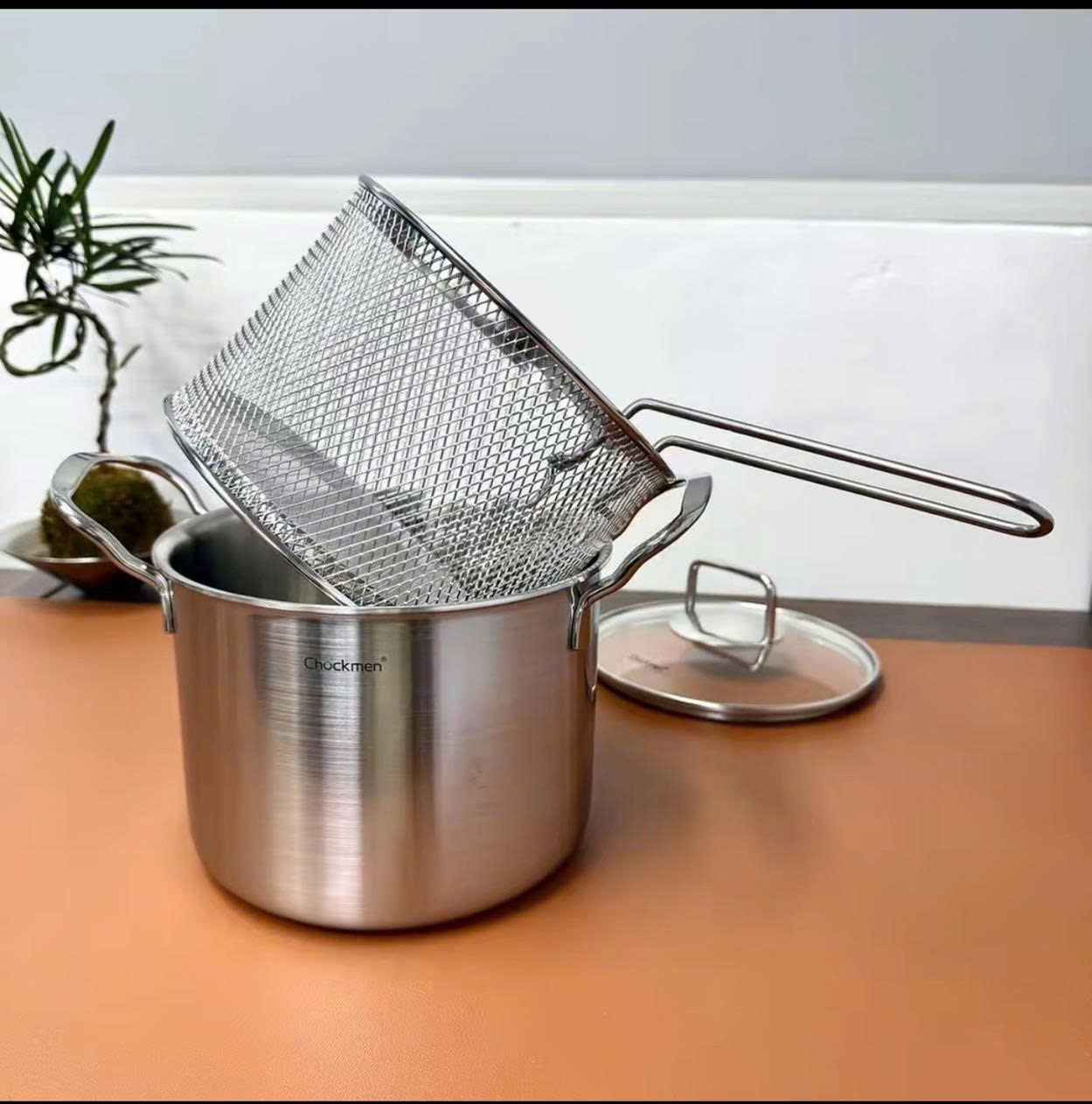 Nồi thành cao kèm giỏ lọc Chockmen 18cm CKM-ZQ3L18SP