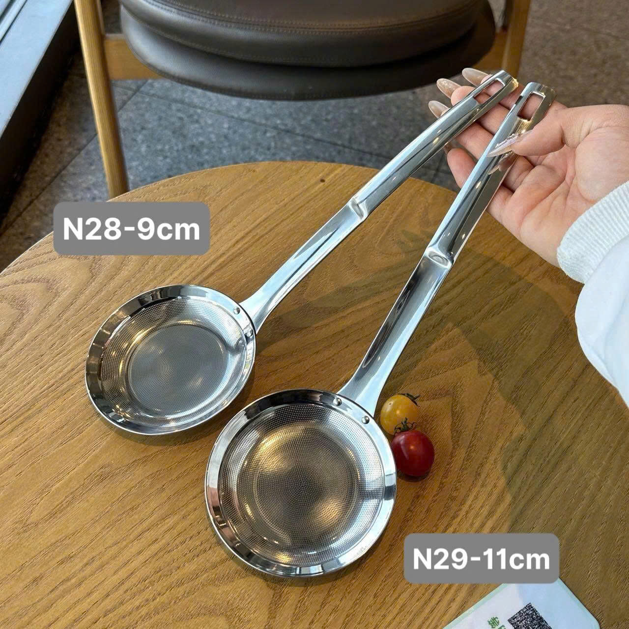 Rây lọc inox 304 đa năng 19x9cm NK-AL28P9