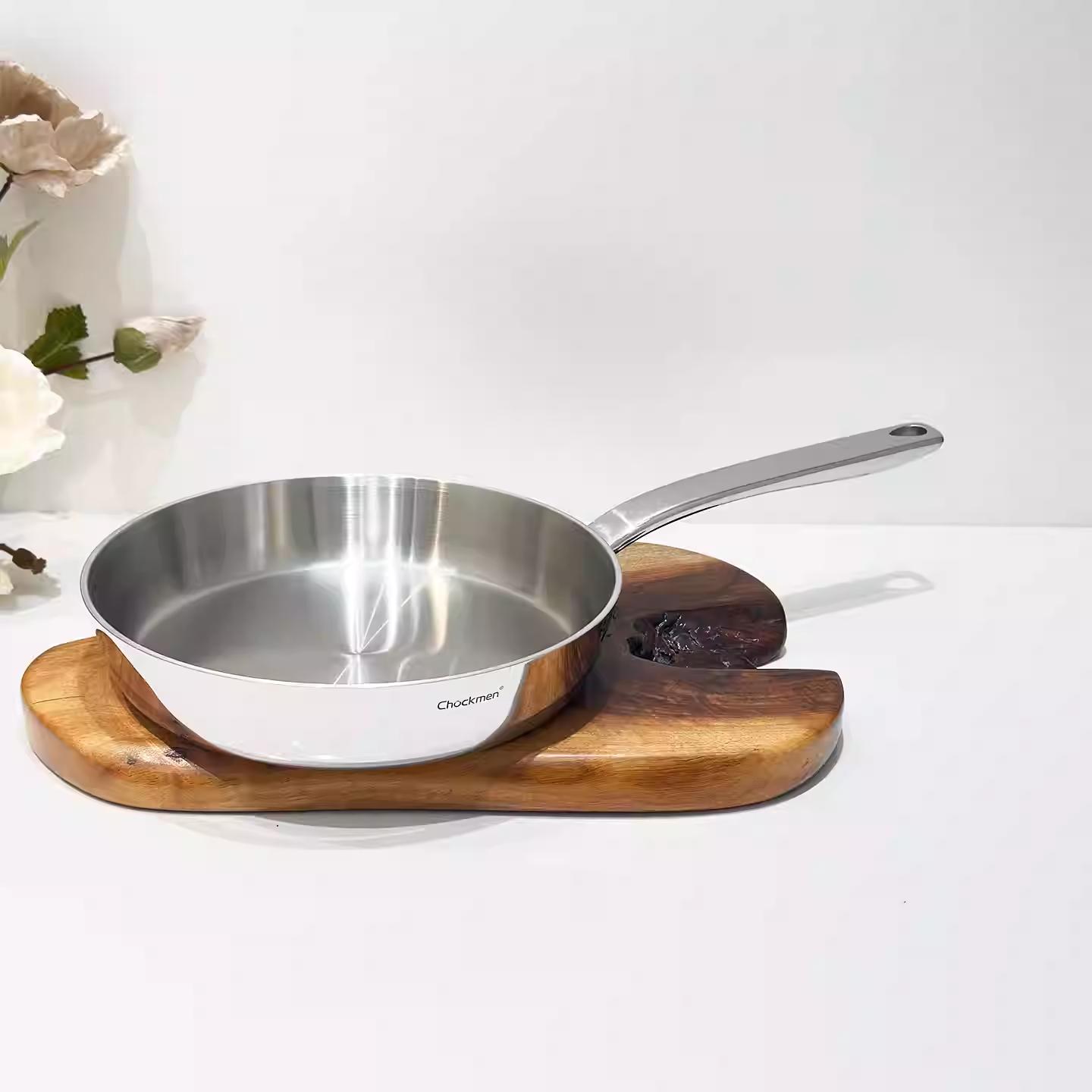 Chảo Chockmen 28cm inox 18/10 - C503 model: CKM-ZD7L28P