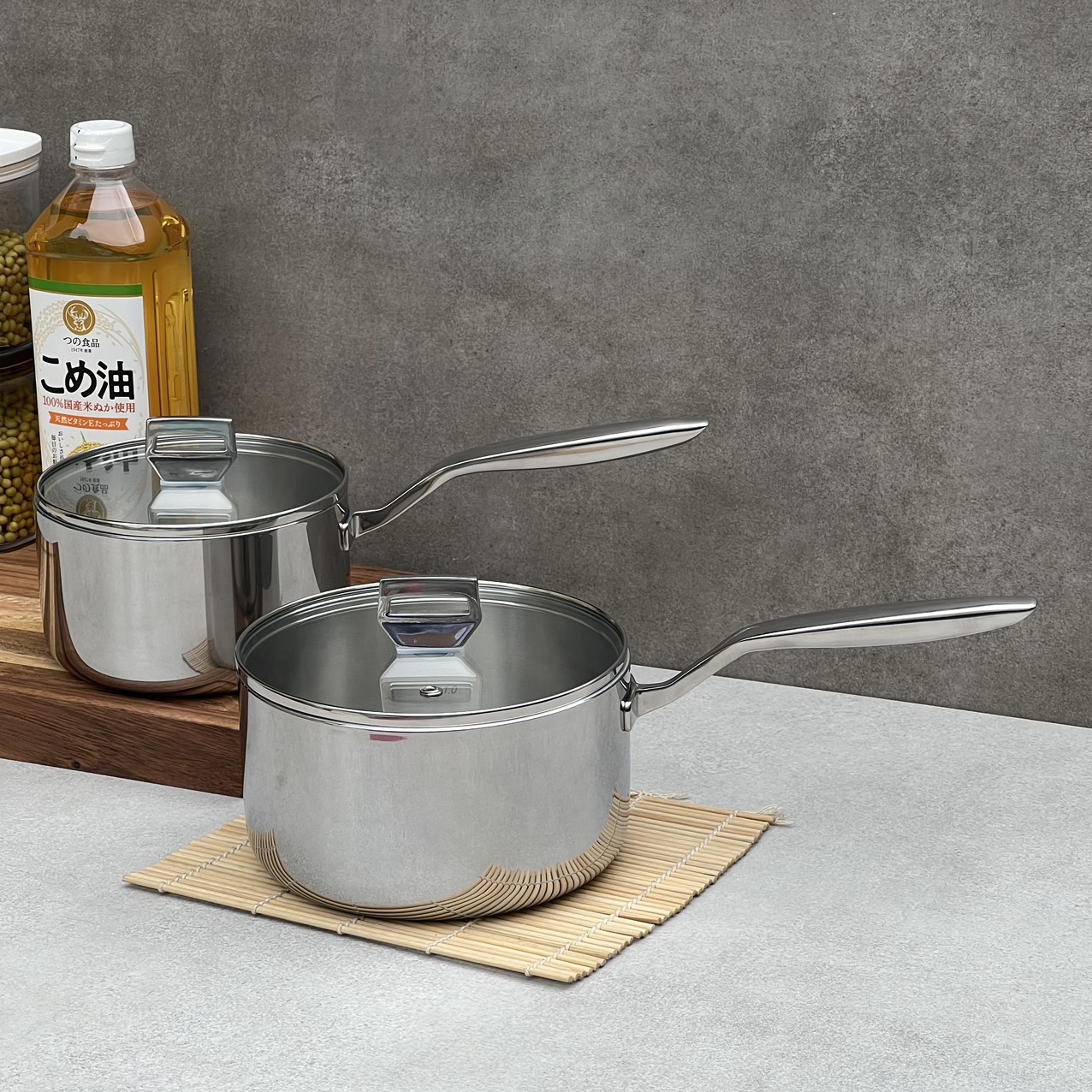 Quánh inox đáy liền Kaiyo KIS-3345 sz16x9cm